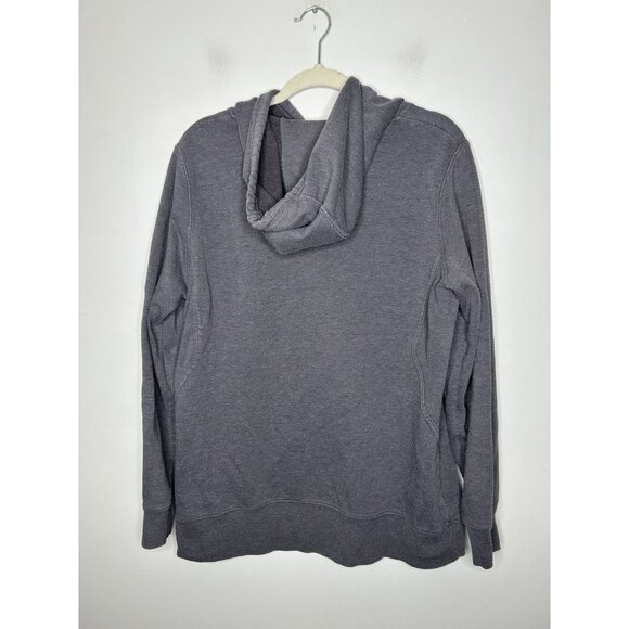 L.L. Bean Hoodie Pullover Vintage Gray Retro Graphic Long Sleeve Unisex Size L - Picture 6 of 9
